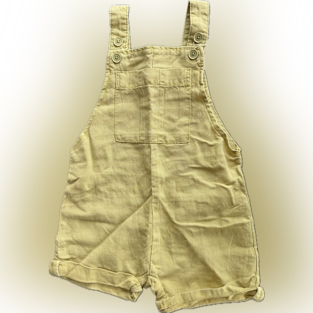 NWT Zara baby linen overall sz 12-18 months
